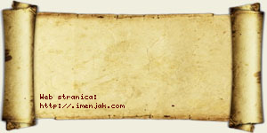 Mina Panjković vizit kartica